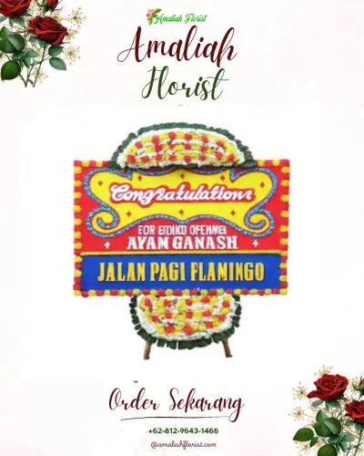 Bunga Papan Congratulation di Karangwidoro